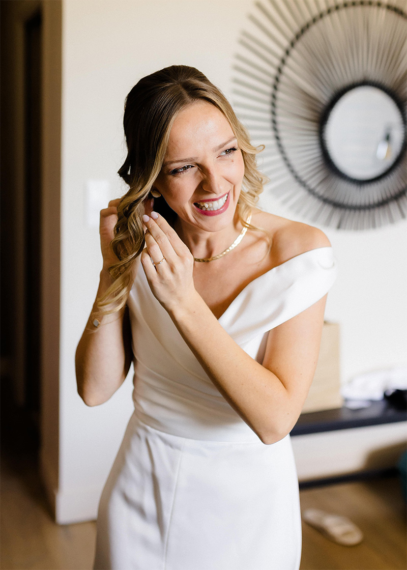 bridal makeup in Normandy, France